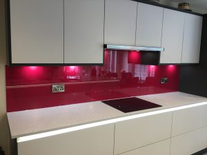 Queensgate Glass Featured Red